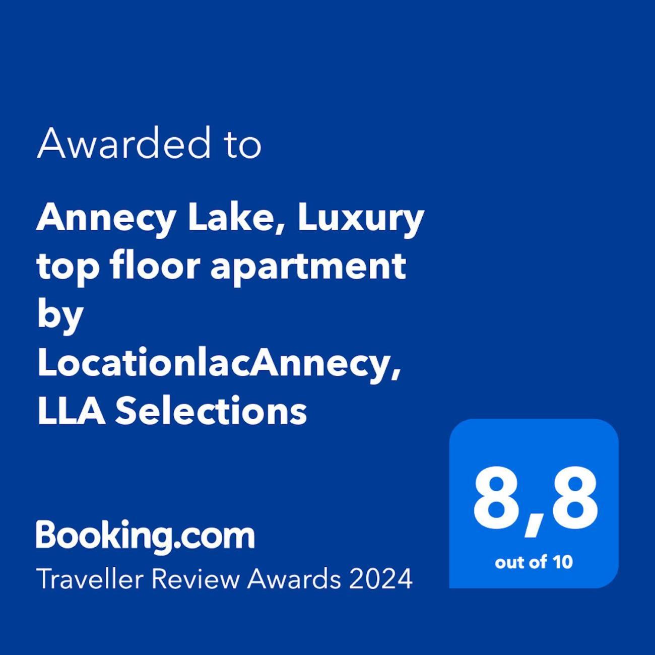 Annecy Lake, Luxury Top Floor Apartment - Lla Selections By Location Lac Аннесі Екстер'єр фото