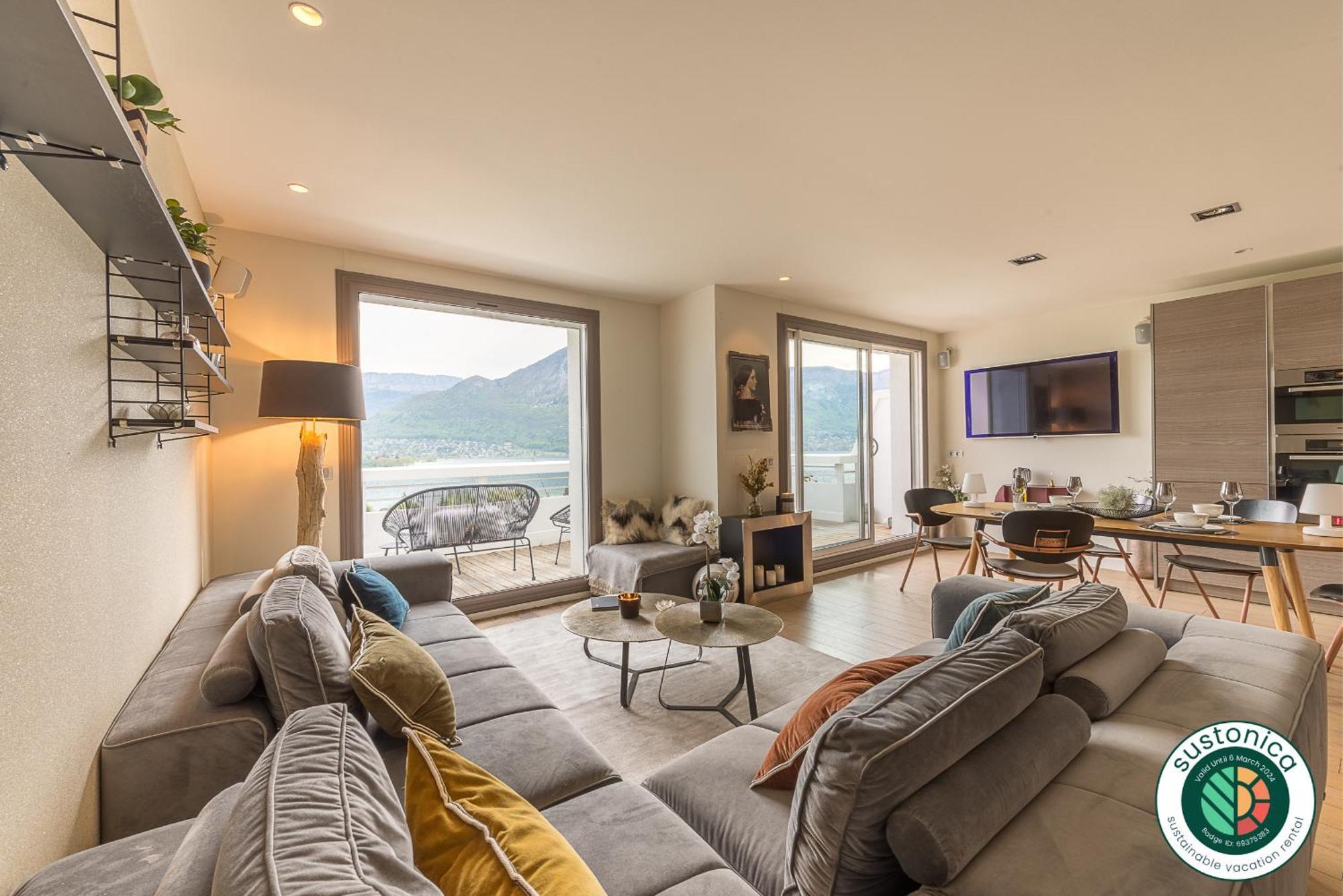 Annecy Lake, Luxury Top Floor Apartment - Lla Selections By Location Lac Аннесі Екстер'єр фото